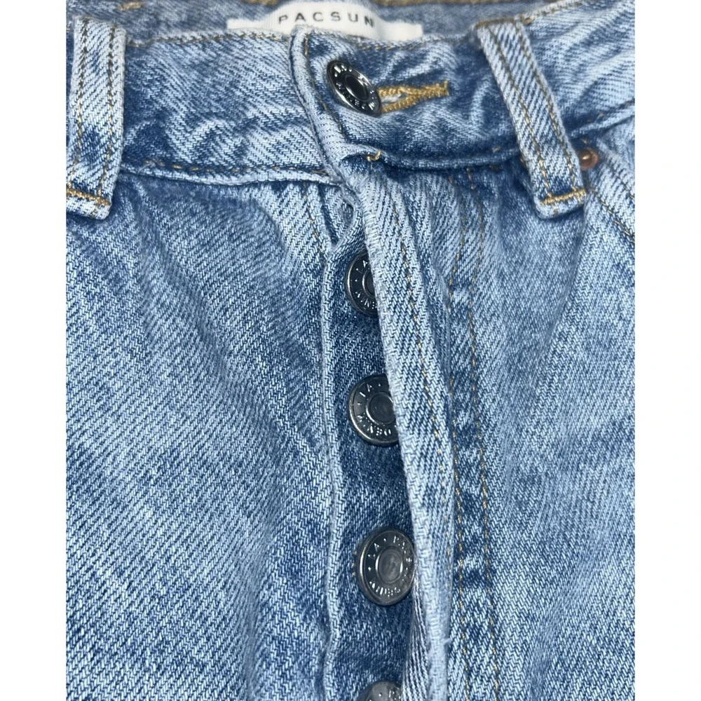 Pacsun Women's Blue High Rise Straight Bootcut Flared Denim Jeans‎ Pants Size 25